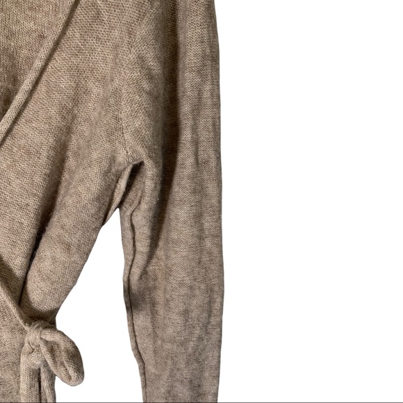Peruvian Connection L cashmere Wrap Sweater Cardigan Large. - Picture 3 of 5